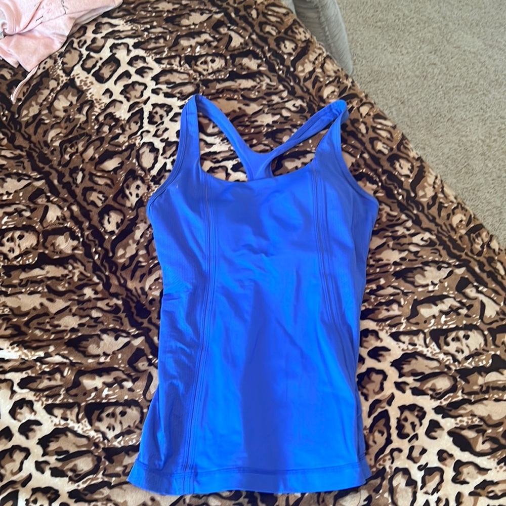 🚨LAST CHANCE: Blue Lululemon tank top